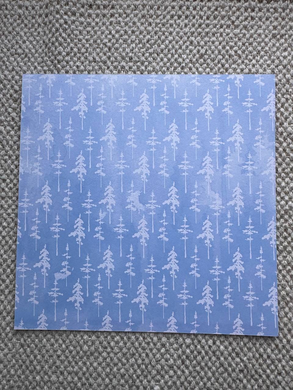 Winter Melody Scrapbook Paper 8x8, Double-Sided Winter Paper, Christmas Junk Journal & Card Making Supplies