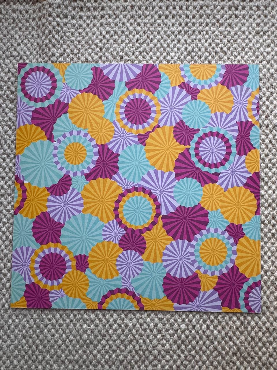 Party Girl Scrapbook Paper 8x8, Double Sided Birthday Party Paper, Girls Junk Journal Card Making Craft Supplies
