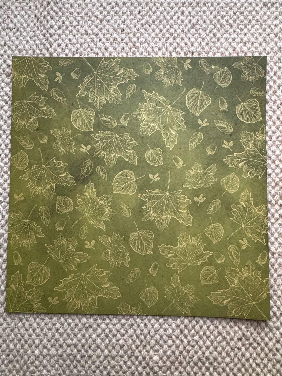 Bright Autumn Scrapbook Paper 8x8, Double Sided Autumn Paper, Fall Botanical Junk Journal Card Making Supplies