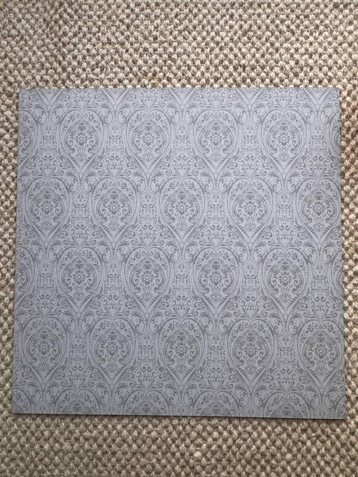 Sentimental Story Scrapbook Paper 8x8, Double Sided Vintage Floral Paper, Junk Journal Card Making Supplies