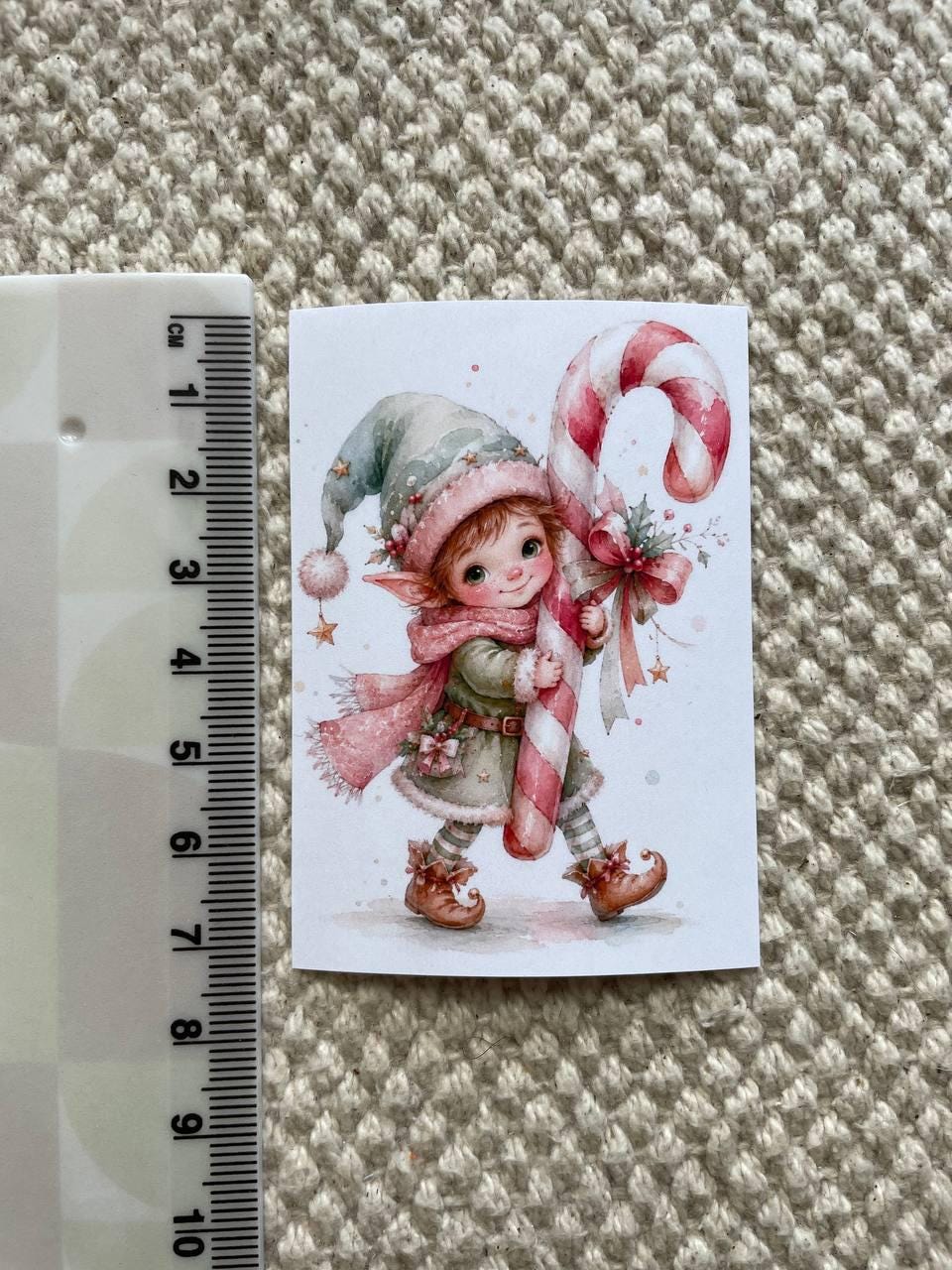 16 Cute Christmas Animal Stickers, Pink Watercolour Winter Stickers, Penguin Sloth Hedgehog Mouse, Journal Scrapbook Craft Stickers