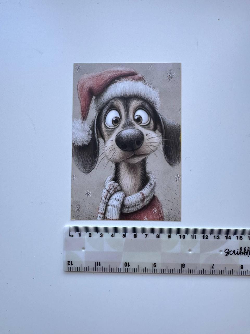 Set of 20 Christmas Dog Postcards, Cute Winter Puppy Cards, 10 x 14.5 cm, 20 Different Designs, Single-Sided Craft Cards
