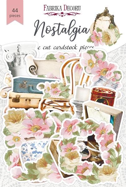 44 Nostalgia Die Cuts, Vintage Floral Ephemera, Antique Decor, Scrapbooking, NOT Stickers, No Adhesive, Junk Journal Supplies