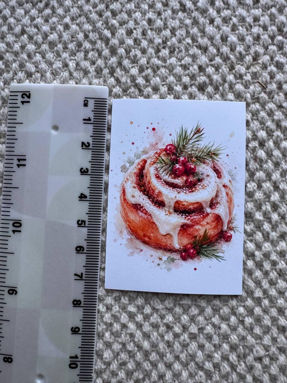 16 Christmas Dessert Stickers, Watercolor Holiday Baking Stickers, Gingerbread Scrapbook Stickers, Cozy Journal Stickers UK
