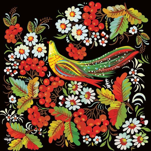 Inspired by Ukraine Scrapbook Paper 8x8, Ukrainian Folk Floral Paper, 10 Double Sided Sheets, Junk Journal & Card Making Supplies