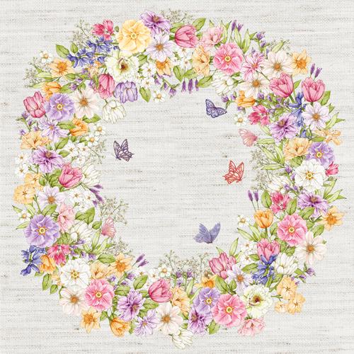 Spring Inspiration Scrapbook Paper 8x8, Floral Botanical Paper, 10 Double Sided Sheets, Junk Journal & Card Making Supplies