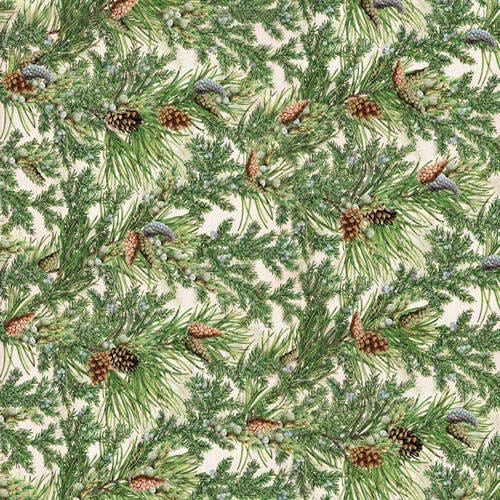 Winter Botanical Diary Scrapbook Paper 8x8, Double Sided Christmas Paper, Junk Journal Card Making Craft Supplies