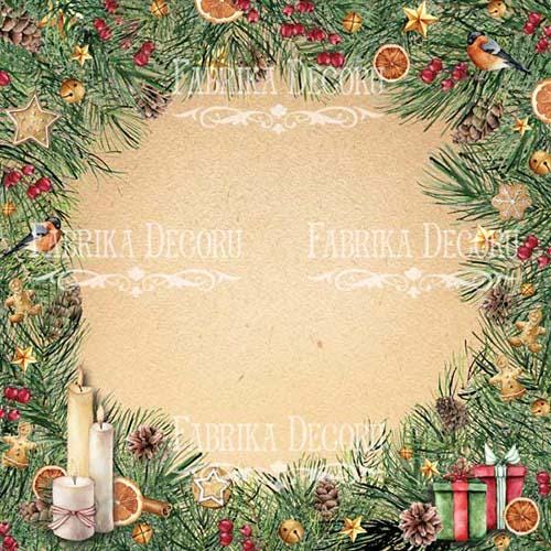 Our Warm Christmas Scrapbook Paper 8x8, Double Sided Christmas Paper, Junk Journal Card Making Craft Supplies