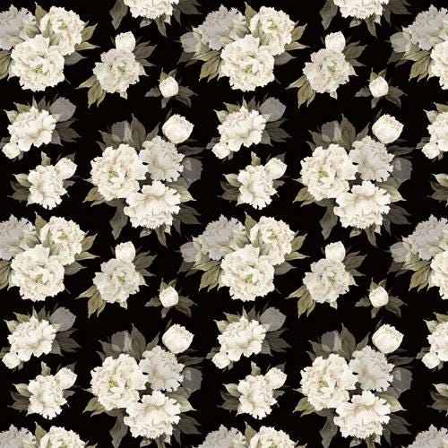 Peony Passion Scrapbook Paper 8x8, Floral Peony Paper, 10 Double Sided Sheets, Vintage Flowers, Junk Journal & Card Making