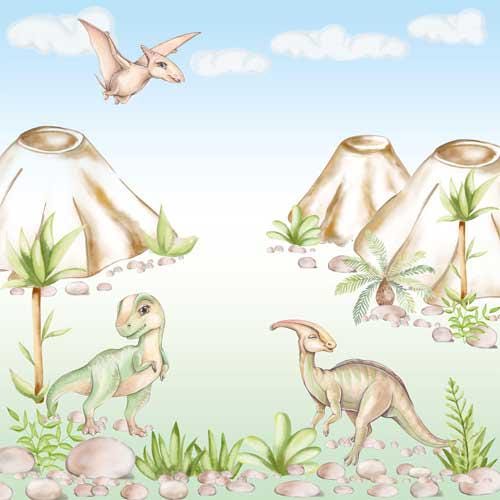 Dinosaur Scrapbook Paper 8x8, 10 Double Sided Sheets, Kids Dinosaur Paper, Baby Album, Junk Journal, Card Making Crafts