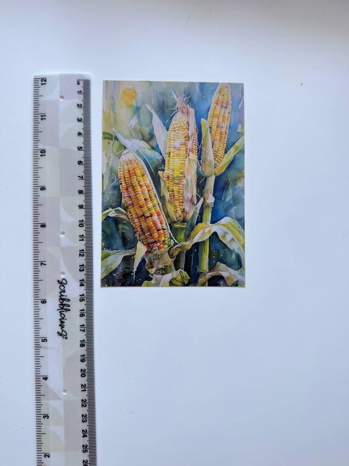 Set of 20 Garden Postcards 14.5 x 10 cm, Watercolour Fruit Vegetables Birds, Cottagecore Ephemera, Junk Journal Scrapbooking Cards