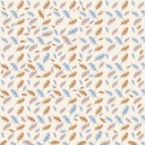 Cutie Sparrow Boy Scrapbook Paper 8x8 Inch, 10 Double Sided Sheets, Baby Boy Craft Paper, Card Making, Junk Journal Supplies