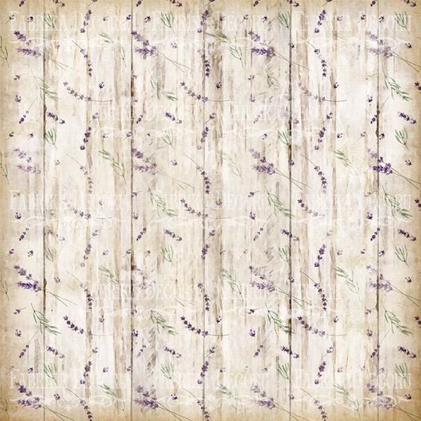 Journey to Provence Scrapbook Paper 8x8, Lavender Double Sided Paper, Junk Journal Card Making Craft Supplies