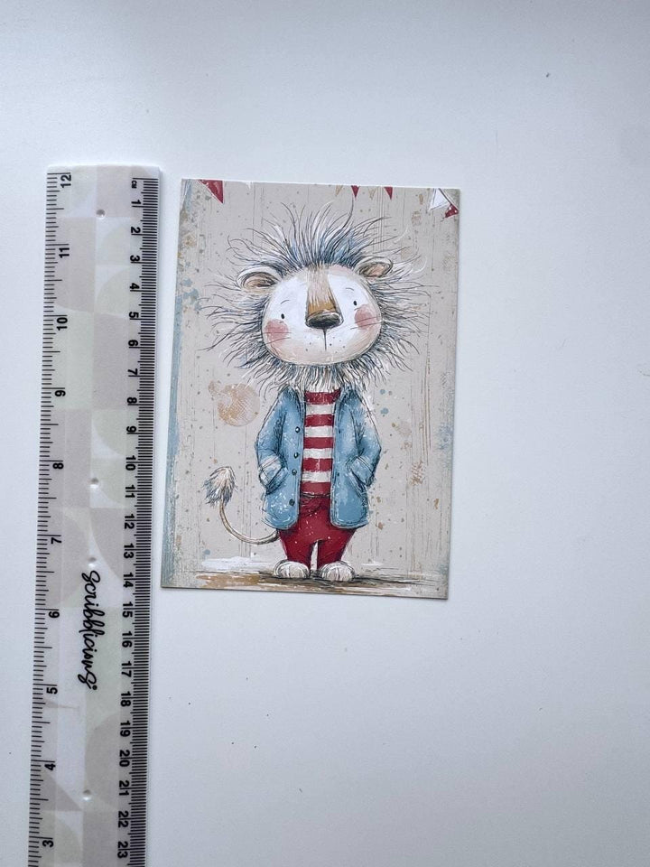 Set of 20 Vintage Circus Cards, Cute Animal Journal Cards, Circus Ephemera, Junk Journal Supplies, Scrapbooking Paper, Nursery Craft