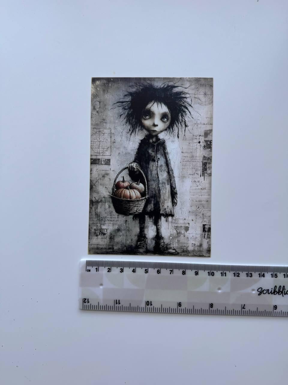 Set of 20 Spooky Halloween Cards, Gothic Journal Cards, Dark Halloween Ephemera, Junk Journal Supplies, Scrapbooking Paper, Witchy Decor