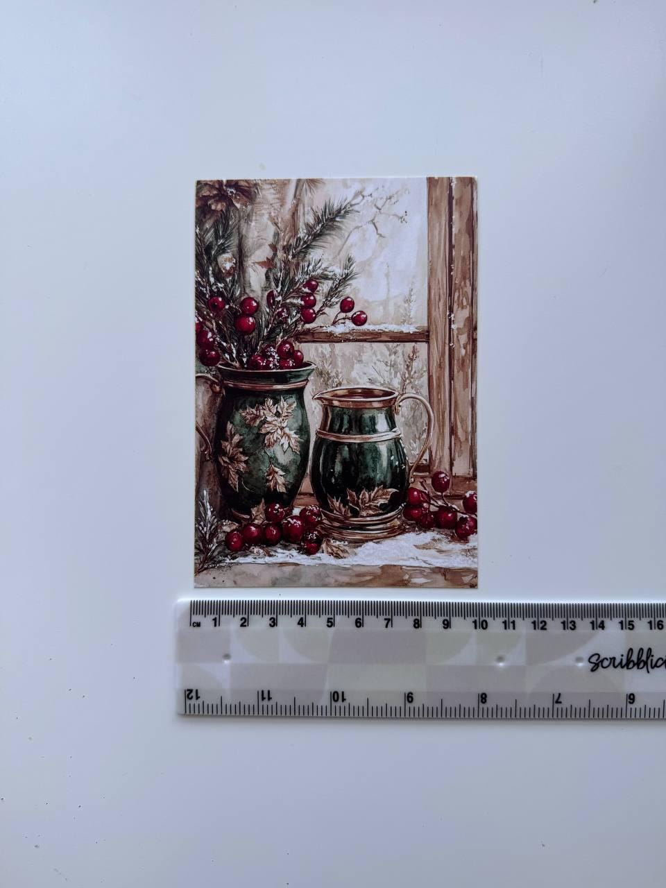 Set of 20 Vintage Christmas Journal Cards, Festive Ephemera, Santa & Reindeer Cards, Junk Journal Supplies, Scrapbooking, Winter Crafts