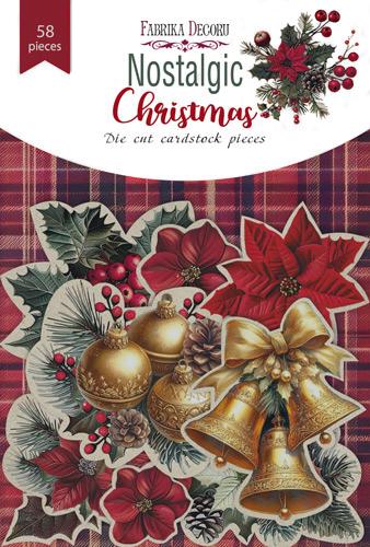 58 Christmas Ephemera, Nostalgic Christmas Die Cut Cardstock Pieces, Junk Journal Supplies, NOT Stickers