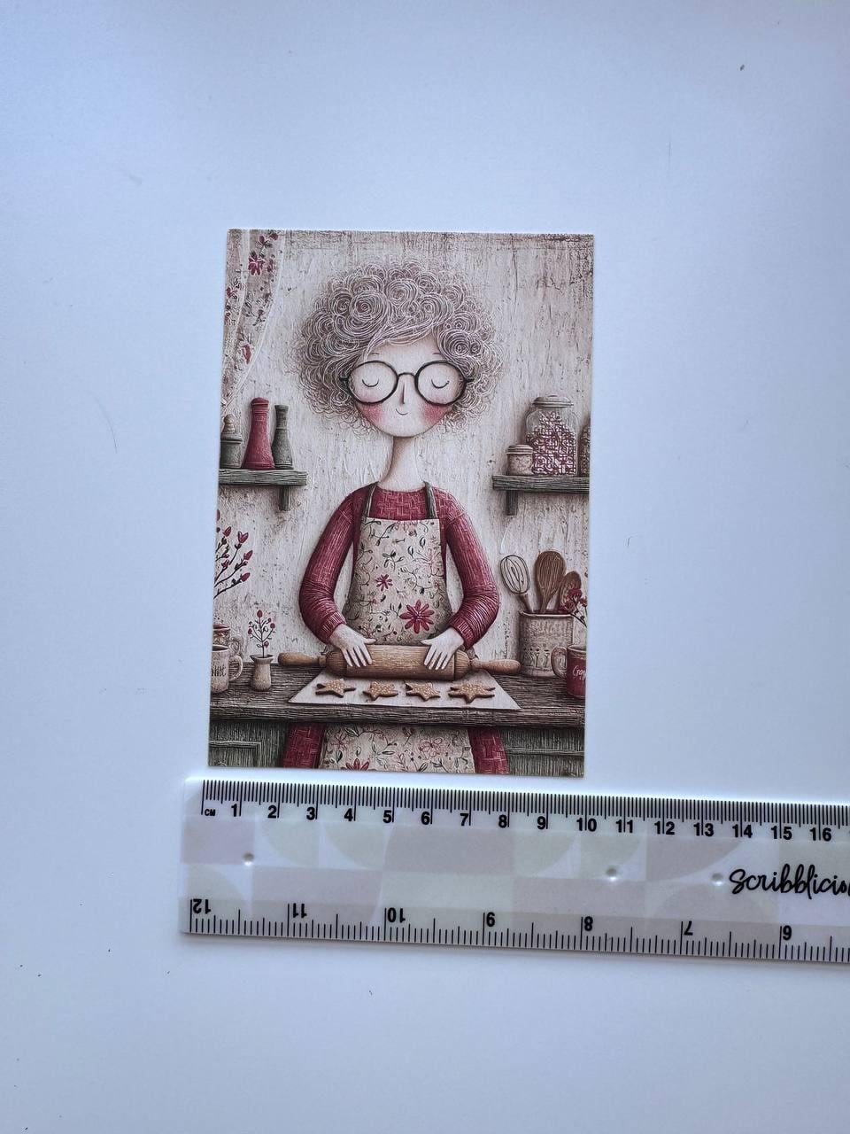 Set of 20 Christmas Postcards, Cute Santa Penguin Reindeer Cards, 10 x 14.5 cm, 20 Different Designs, Single-Sided Festive Cards