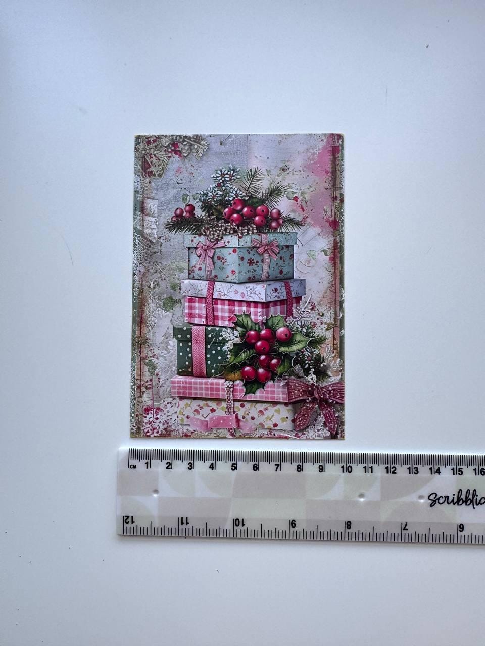 Set of 20 Christmas Postcards, Santa Claus & Festive Art Cards, 10 x 14.5 cm, 20 Different Designs, Single-Sided, Junk Journal