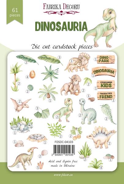 61 Dinosaur Die Cuts, Cute Dinosaur Ephemera, Kids Scrapbooking, Cardstock Pieces, NOT Stickers, No Adhesive, Junk Journal