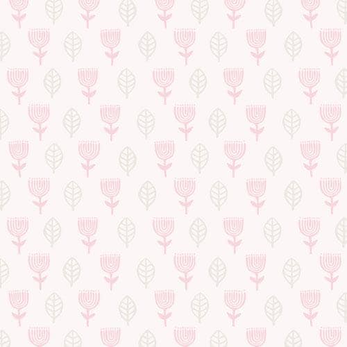 Boho Baby Girl Scrapbook Paper 8x8, Pink Nursery Paper, Baby Album, 10 Double Sided Sheets, Junk Journal & Card Making Supplies