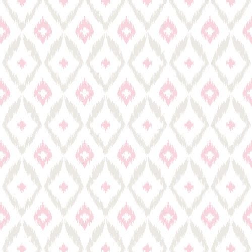Boho Baby Girl Scrapbook Paper 8x8, Pink Nursery Paper, Baby Album, 10 Double Sided Sheets, Junk Journal & Card Making Supplies
