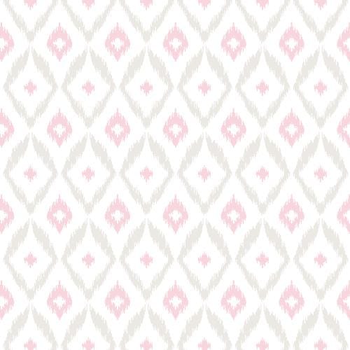 Boho Baby Girl Scrapbook Paper 8x8, Pink Nursery Paper, Baby Album, 10 Double Sided Sheets, Junk Journal & Card Making Supplies
