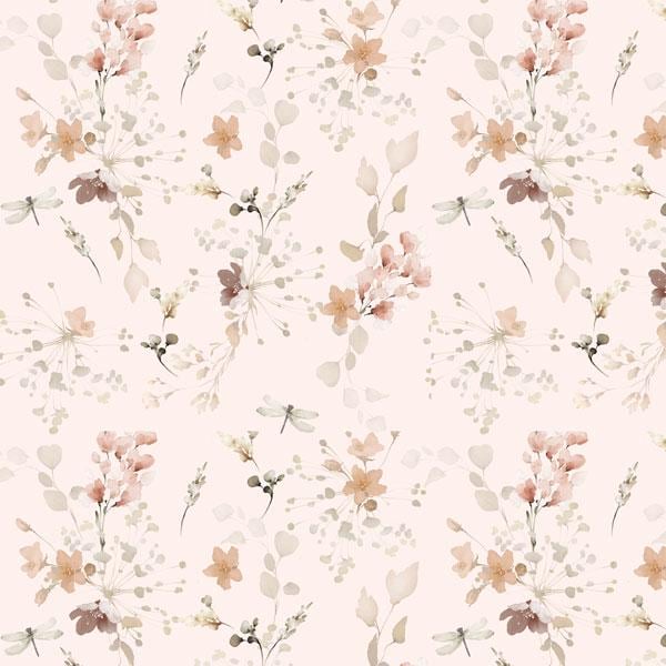 Miracle Flowers Scrapbook Paper 8x8, Floral Botanical Paper, 10 Double Sided Sheets, Junk Journal, Card Making & Craft Supplies