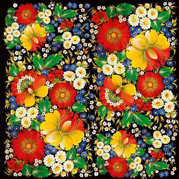 Inspired by Ukraine Scrapbook Paper 8x8, Ukrainian Folk Floral Paper, 10 Double Sided Sheets, Junk Journal & Card Making Supplies