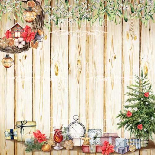 Our Warm Christmas Scrapbook Paper 8x8, Double Sided Christmas Paper, Junk Journal Card Making Craft Supplies
