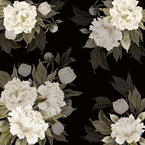 Peony Passion Scrapbook Paper 8x8, Floral Peony Paper, 10 Double Sided Sheets, Vintage Flowers, Junk Journal & Card Making