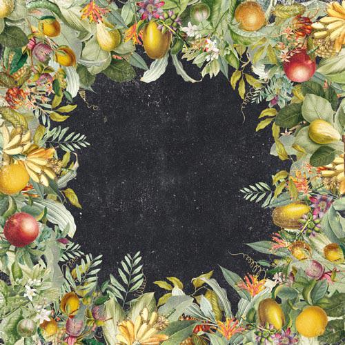 Botany Exotic Scrapbook Paper Pad 8x8, Double-Sided Botanical Paper, Tropical Paper for Junk Journal Crafts