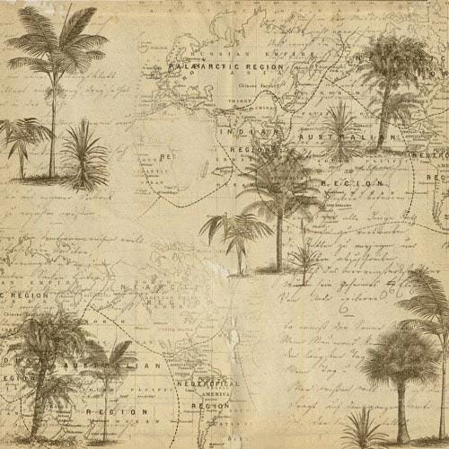 Botany Exotic Scrapbook Paper Pad 8x8, Double-Sided Botanical Paper, Tropical Paper for Junk Journal Crafts