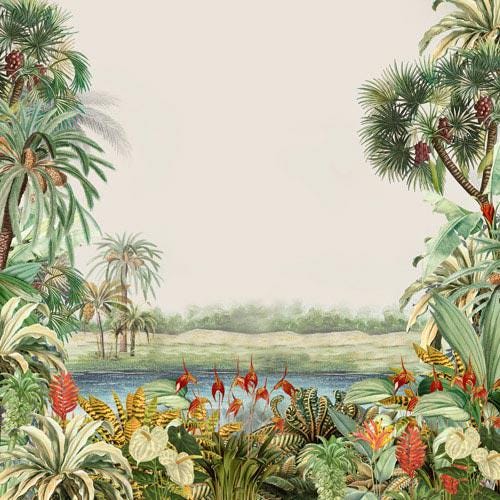 Botany Exotic Scrapbook Paper Pad 8x8, Double-Sided Botanical Paper, Tropical Paper for Junk Journal Crafts
