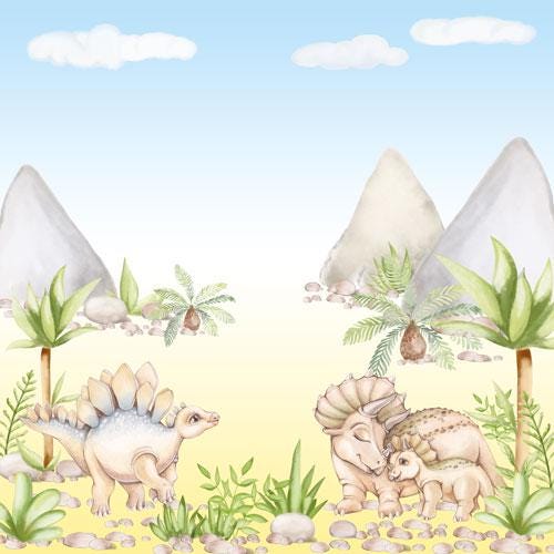 Dinosaur Scrapbook Paper 8x8, 10 Double Sided Sheets, Kids Dinosaur Paper, Baby Album, Junk Journal, Card Making Crafts