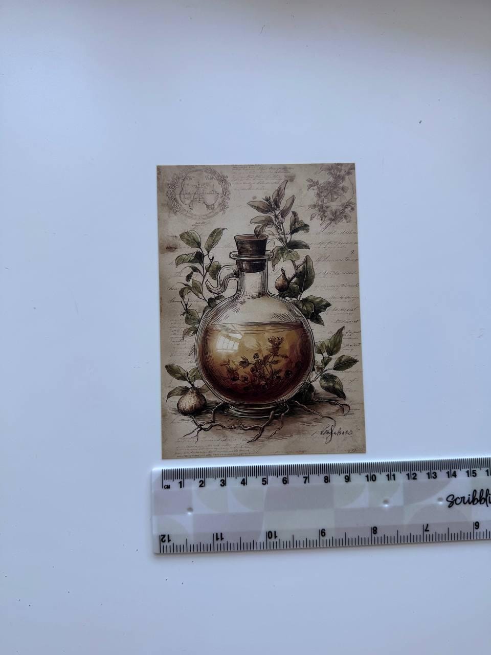 Set of 20 Vintage Apothecary Postcards 14.5 x 10 cm, Potion Bottle Cards, Alchemy Ephemera, Junk Journal Scrapbooking Supplies