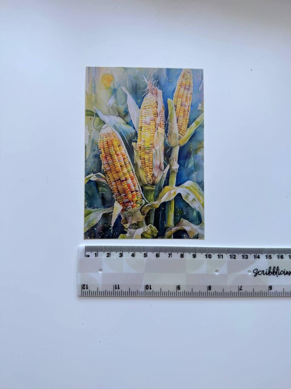 Set of 20 Garden Postcards 14.5 x 10 cm, Watercolour Fruit Vegetables Birds, Cottagecore Ephemera, Junk Journal Scrapbooking Cards