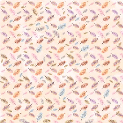 Cutie Sparrow Girl Scrapbook Paper 8x8 Inch, 10 Double Sided Sheets, Baby Girl Craft Paper, Card Making, Junk Journal Supplies