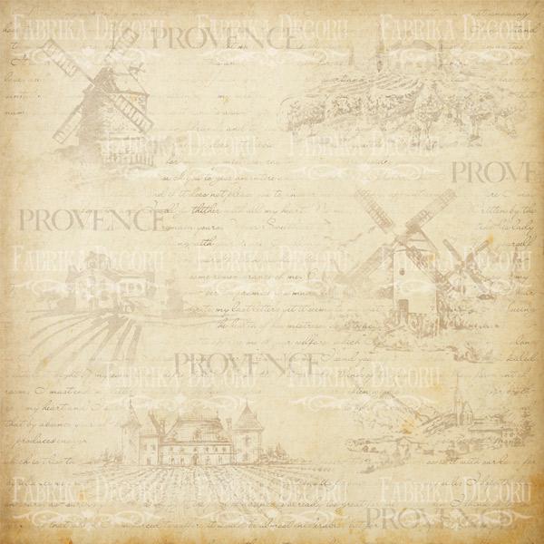 Journey to Provence Scrapbook Paper 8x8, Lavender Double Sided Paper, Junk Journal Card Making Craft Supplies
