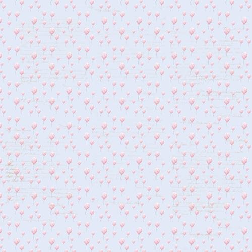 My Little Mousy Girl Scrapbook Paper 8x8 Inch, 10 Double Sided Sheets, Baby Girl Paper, Card Making, Junk Journal Supplies