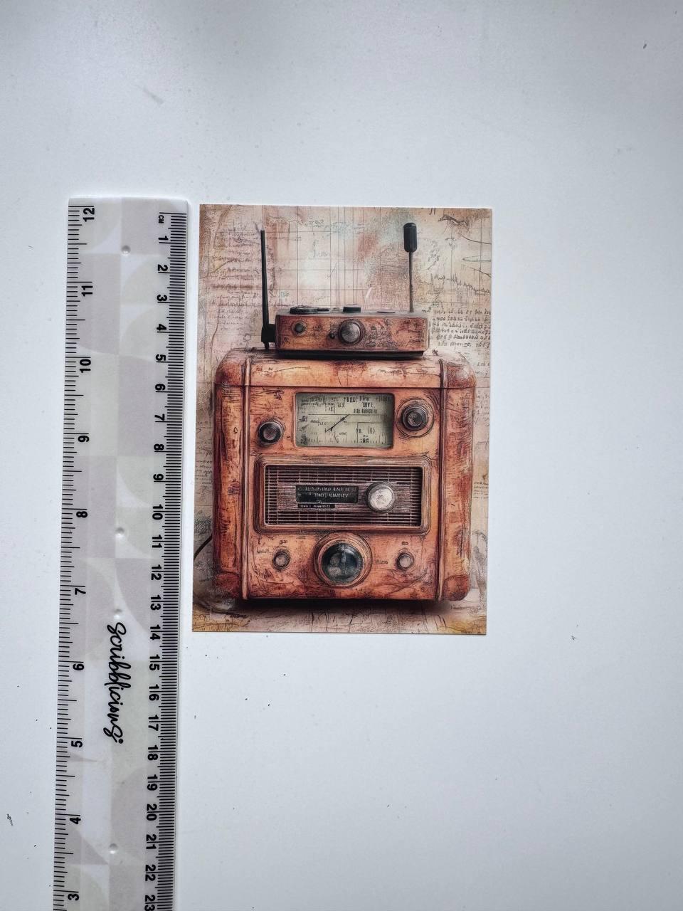 Set of 20 Vintage Style Postcards 14.5x10 cm, Travel & Nostalgic Illustrations, Junk Journal Ephemera, Scrapbooking Paper Supplies
