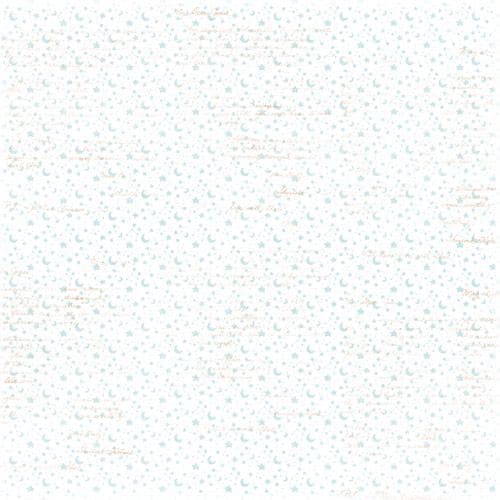Dreamy Baby Boy Scrapbook Paper 8x8 Inch, 10 Double Sided Sheets, Baby Craft Paper, Junk Journal, Card Making Supplies