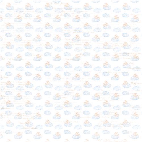 Dreamy Baby Boy Scrapbook Paper 8x8 Inch, 10 Double Sided Sheets, Baby Craft Paper, Junk Journal, Card Making Supplies