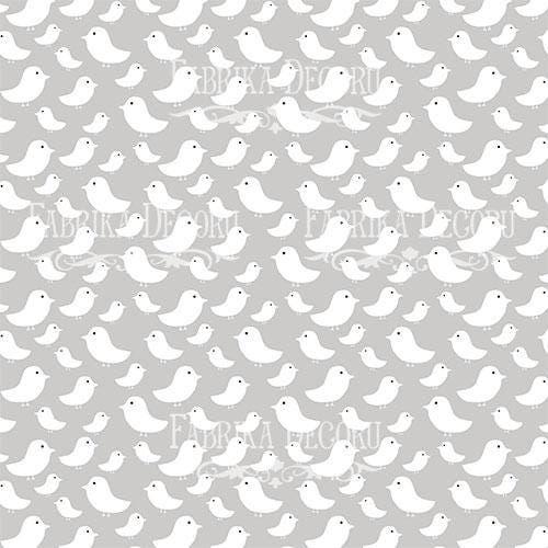 My Tiny Sparrow Boy Scrapbook Paper 8x8 Inch, 10 Double Sided Sheets, Baby Boy Craft Paper, Junk Journal, Card Making Supplies