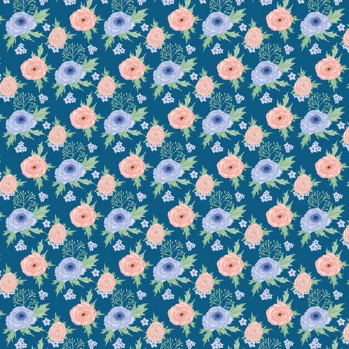 Flower Mood Scrapbook Paper 8x8 Inch, 10 Double Sided Sheets, Floral Craft Paper, Junk Journal, Card Making Supplies