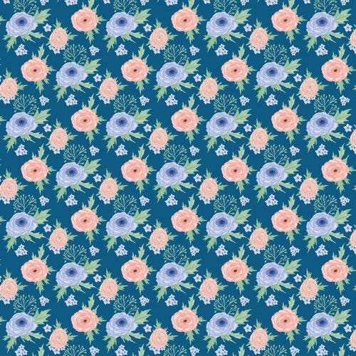 Flower Mood Scrapbook Paper 8x8 Inch, 10 Double Sided Sheets, Floral Craft Paper, Junk Journal, Card Making Supplies