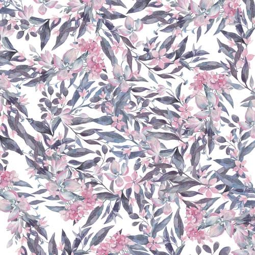 Mysterious Garden Scrapbook Paper 8x8 Inch, 10 Double Sided Sheets, Floral Rose Paper, Junk Journal, Card Making Supplies