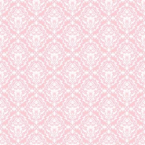 Say Yes Scrapbook Paper 8x8, Double Sided Pink Floral Paper, Wedding Junk Journal Card Making Craft Supplies