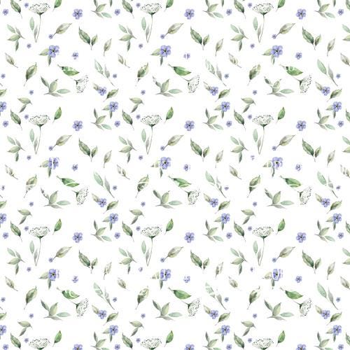 Summer Mood Scrapbook Paper 8x8 Inch, 10 Double Sided Sheets, Floral Nature Paper, Junk Journal, Card Making Craft Supplies