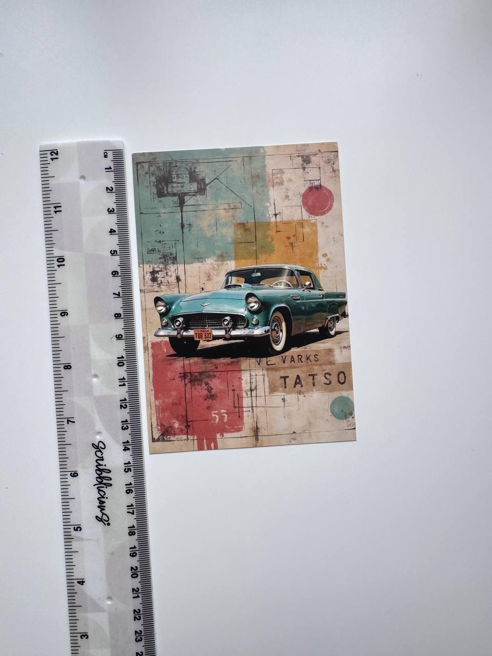 Set of 20 Vintage Car Postcards, Classic Automobile Cards, Retro Racing Cars, Junk Journal Ephemera, Scrapbooking & Collage Supplies